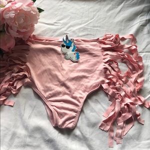 NWT Frilly Rave Bottoms with Cinched Behind